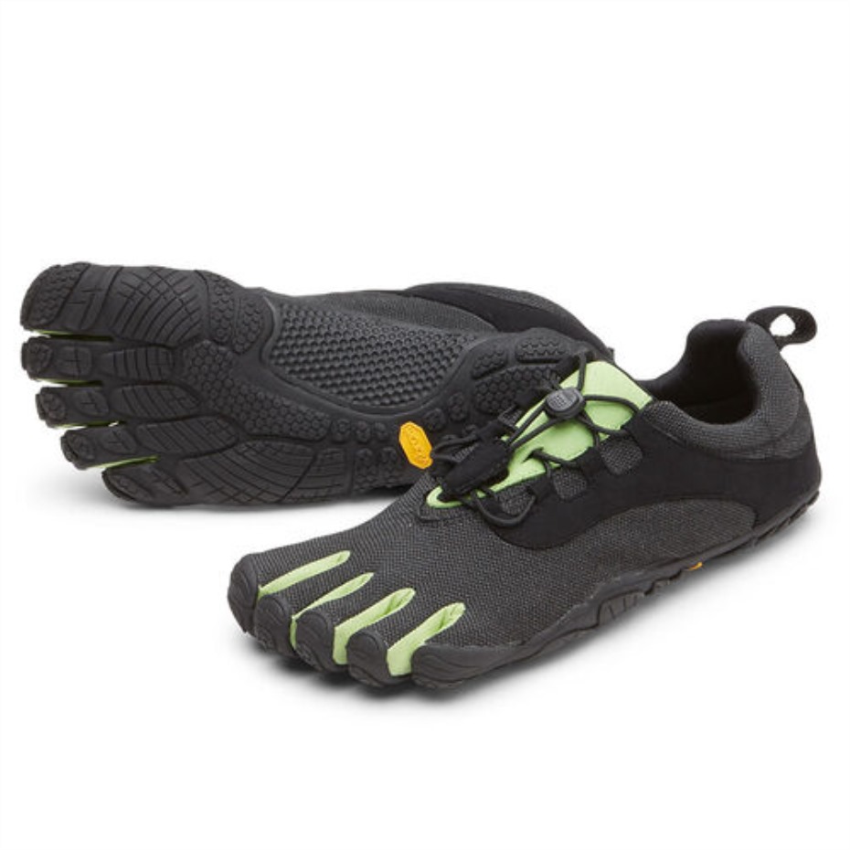 Vibram V-run Retro Erkek Siyah-yeşil